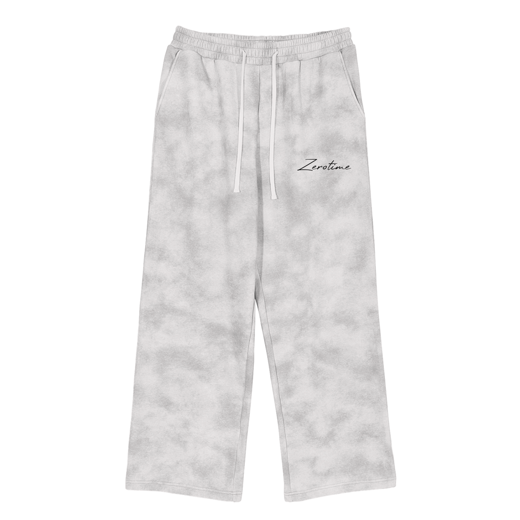 Zerotime "White Noise" Straight-leg Pants