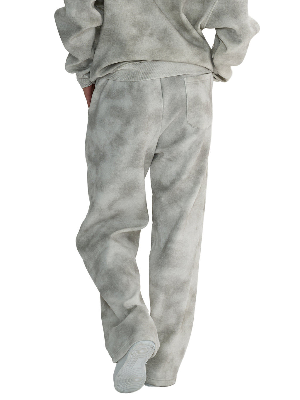 Zerotime "White Noise" Straight-leg Pants