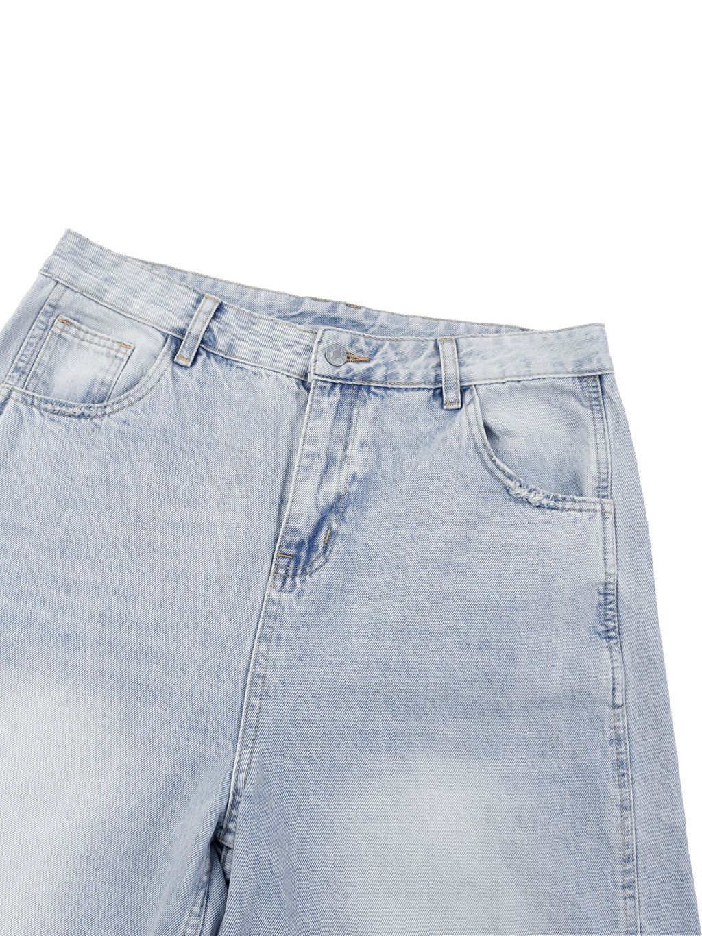 Baggy Bleached Jeans